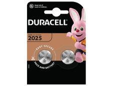 DURACELL CR2025 - 2 piles boutons - 3V