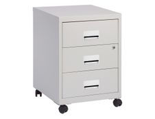 Caisson mobile - 3 tiroirs - gris