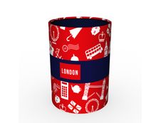 Quo Vadis Union Jack - Pot à crayons métallique