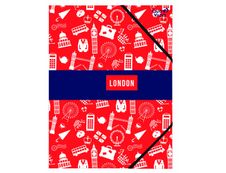 Quo Vadis Union Jack - Chemise à élastiques A4