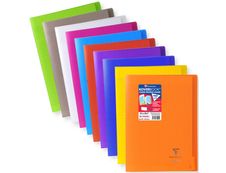 Clairefontaine Koverbook - Cahier polypro A4 (21x29,7 cm) - 96 pages - grands carreaux (Seyes) - disponible dans différentes couleurs