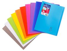 3037929814019-Clairefontaine Koverbook - Cahier polypro 24 x32 cm - 96 pages - grands carreaux (Seyes) - disponible dans diff--0
