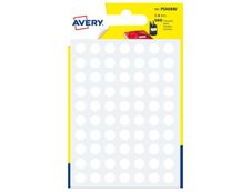 Avery - 560 Pastilles adhésives - blanc - diamètre 8 mm
