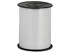 Logistipack - Bolduc brillant - ruban d'emballage 7 mm x 500 m - blanc