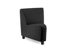 Chauffeuse SEATON - angle 45° - noir