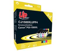 Cartouche compatible Canon PGI-1500XL - pack de 4 - noir, cyan, magenta, jaune - Uprint