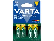VARTA Piles rechargeables AAA, lot de 4, Recharge Accu Power, 800 mAh  Ni-MH, sans effet mémoire, préchargées, prêtes à l'emploi : Varta: :  High-Tech