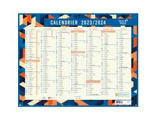 Calendrier de banque Août à Septembre - 43 x 33,5 cm - éventail - Quo Vadis