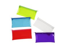 Trousse plate Crystal - 1 compartiment - 5 coloris disponibles - Viquel