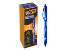 Bic Gelocity QuickDry - Pack de 12 rollers - 0,7 mm - bleu