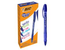 Bic Gelocity Illusion - Pack de 12 rollers effaçables - 0,7 mm - bleu