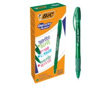 Bic Gelocity Illusion - Pack de 12 rollers effaçables - 0,7 mm - vert