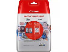Canon PG-545XL/CL-546XL - noir, cyan, magenta, jaune - cartouche d'encre originale + kit papiers