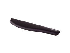 Fellowes PlushTouch - Repose-poignets clavier ergonomique - protection antibactérienne Microban - mousse à mémoire de forme résistante - noir