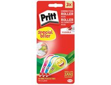 Pritt - Pack de 3 Mini correcteurs - 4,2mm x 7m - "Emoji"