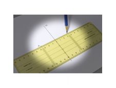 Wonday - Réquerre 21 x 6 cm - grand modèle - plastique souple