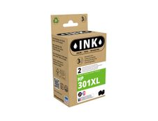 Cartouche compatible HP 301XL - pack de 2 - noir, cyan, magenta, jaune - ink