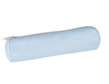 Trousse ronde cuir L'Étudiant - 1 compartiment - différents coloris pastels disponibles - Hamelin