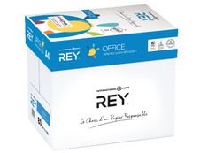 Rey Office - Papier blanc - A4 (210 x 297 mm) - 80 g/m² - 2500 feuilles (carton de 5 ramettes)