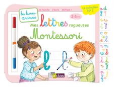 Livres-ardoises - Mes lettres rugueuses Montessori - 3 à 6 ans - editions bordas 2019