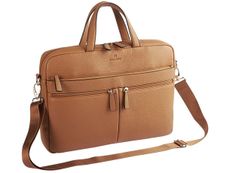 Oberthur Lady Bradford - Sacoche pour ordinateur portable 15,6" - camel