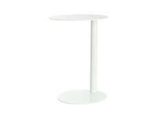 Table ronde d'appoint EASYDESK - diamètre 40 x H57 cm - blanc