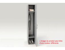 Armoire vestiaire 1 porte - H185 x L33 x P52 cm - Hêtre