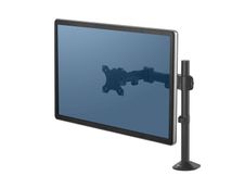 Fellowes Reflex - Bras porte-écran simple jusqu'à 32" - réglable en hauteur et en profondeur - système de passe câble intégré - noir