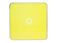 Armoire à pharmacie MultiBox - 32 x 70 x 32 cm - 4 étagères - jaune
