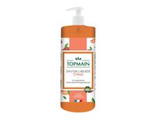 Topmain - Savon liquide pêche - flacon pompe - 500 ml