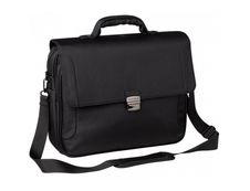 Oberthur Oklahoma - Cartable souple 2 compartiments - noir - 41 x 12 x 36 cm