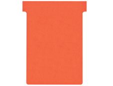 Nobo - 100 Fiches en T - Taille 3 - rouge