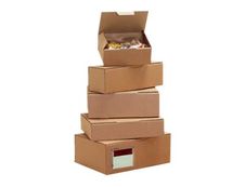 Boîte postale d'expédition - 15 cm x 10 cm x 7 cm - kraft - Carton Plus