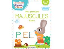 Cahier Effaçable Olive : Majuscules