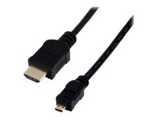 MCL Samar - câble HDMI haute vitesse avec ethernet type A (M) vers micro HDMI type D (M) - 2 m