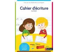 Cahier d'écriture cp adapté aux enfants dys ou en difficulté - écriture cursive - a partir de 6 ans / cp