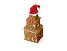 Clairefontaine - Set de boîtes cadeaux 'Pain d'épices' - 3 pièces