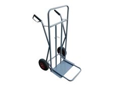 Chariot manuel - double bavette - roues gonflables