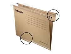 Esselte Pendaflex - 5 Dossiers suspendus écologiques pour tiroirs - kraft - fond V - marron