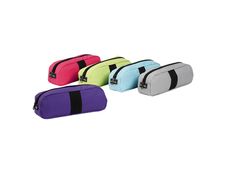 Trousse rectangulaire Stripe - 1 compartiment - 5 coloris disponibles - Viquel