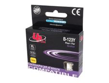 Cartouche compatible Brother LC121/LC123/LC125 - jaune - Uprint
