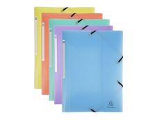 3130630551706-Exacompta Chromaline - Chemise polypro à rabats - A4 - pour 200 feuilles - disponible dans différ-Avant-0