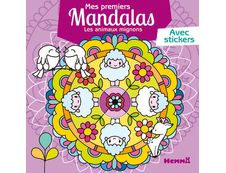 Mes premiers mandalas : Les animaux mignons - Avec stickers
