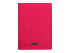Calligraphe 8000 - Cahier polypro A4 (21x29,7 cm) - 96 pages - grands carreaux (Seyes) - rouge