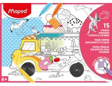 Maped - 15 papiers magiques à colorier