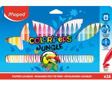 Maped Color'Peps Jungle - 24 Feutres effaçables - couleurs assorties - 2.8 mm