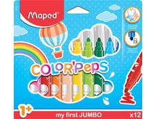 Maped Color'Peps Jumbo - 12 Feutres