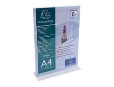 Exacompta - Porte-visuel droit - A4 vertical