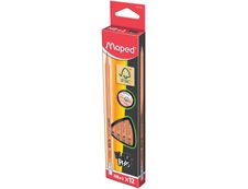 Maped Black'Peps - Crayon à papier - HB - 2,2 mm - embout gomme - bois certifié FSC
