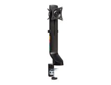 Kensington SmartFit Space-Saving Single Monitor Arm - kit de montage - inclinaison et rotation - pour moniteur - noir